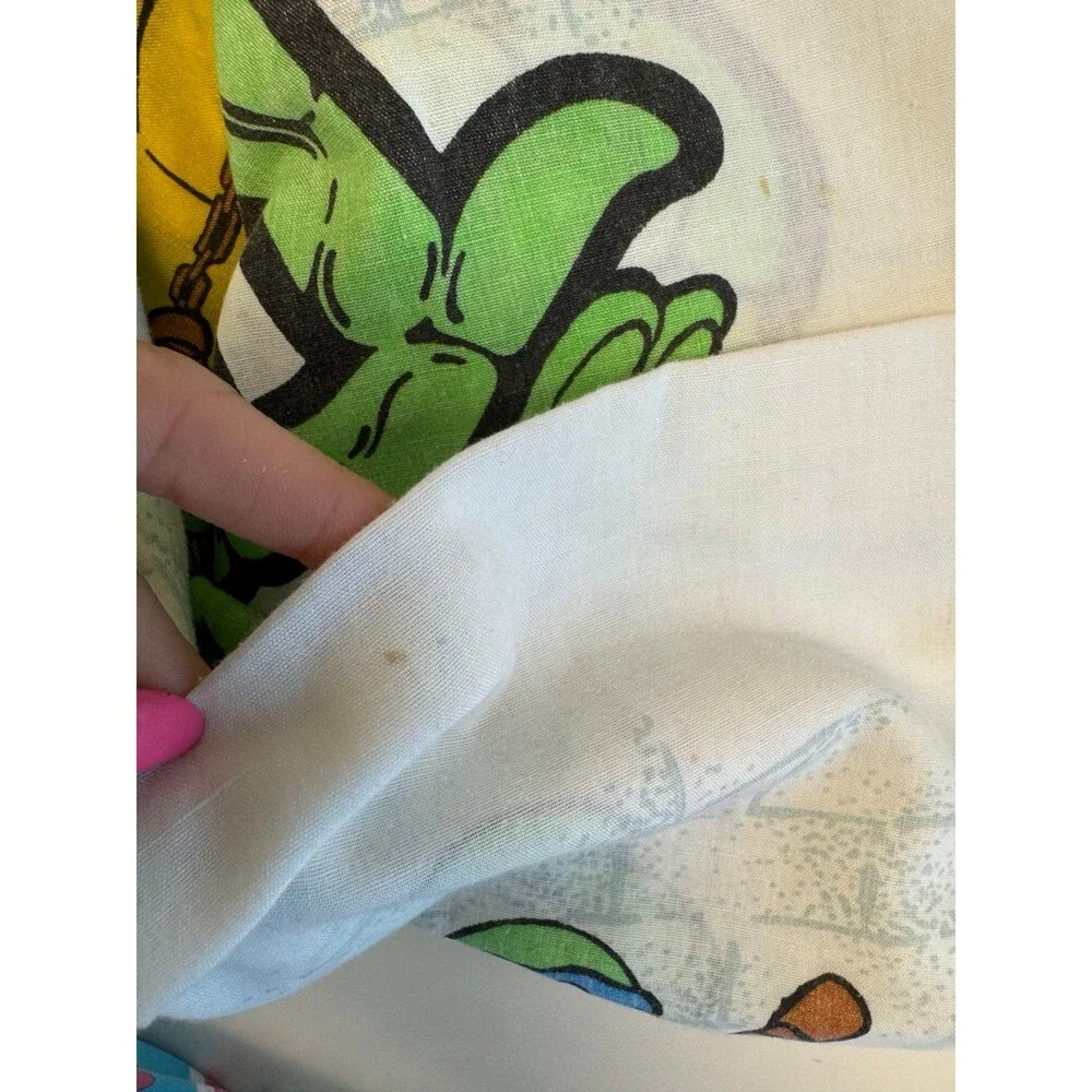 Vintage 1990 Mirage Studios Teenage Mutant Ninja Turtles 2 Standard Pillow Cases